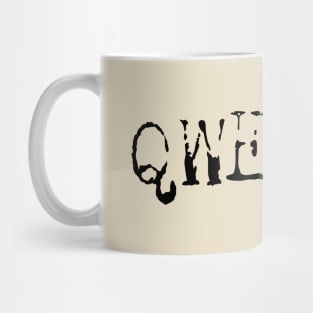 QWERTY (Black) Mug